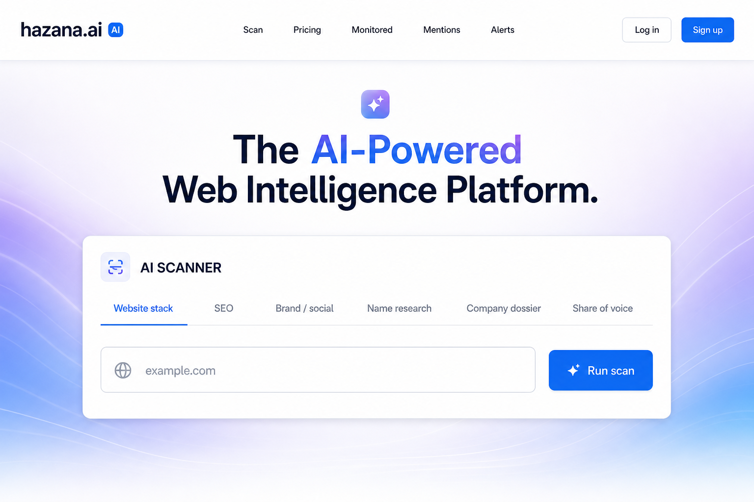 Hazana AI product overview